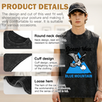 Grateful Dead washed graphic tank top with Blue Mountain Eagle graphic