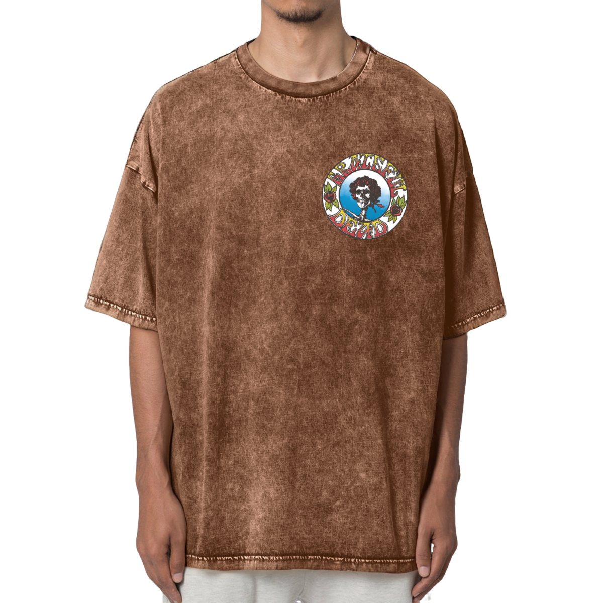 Grateful Dead Vintage Circle Bertha Washed Graphic T-Shirt