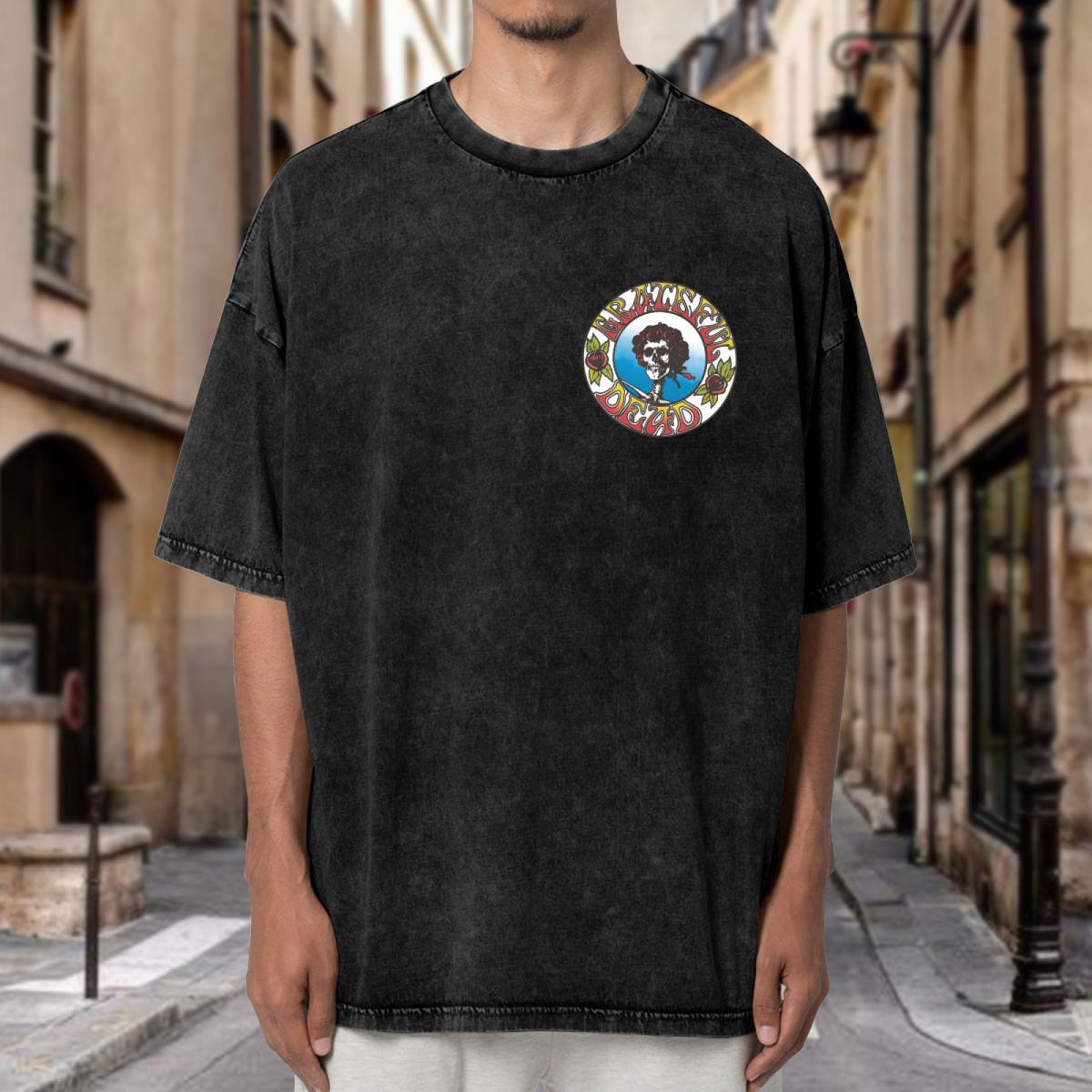 Grateful Dead Vintage Circle Bertha washed graphic T-shirt, product image