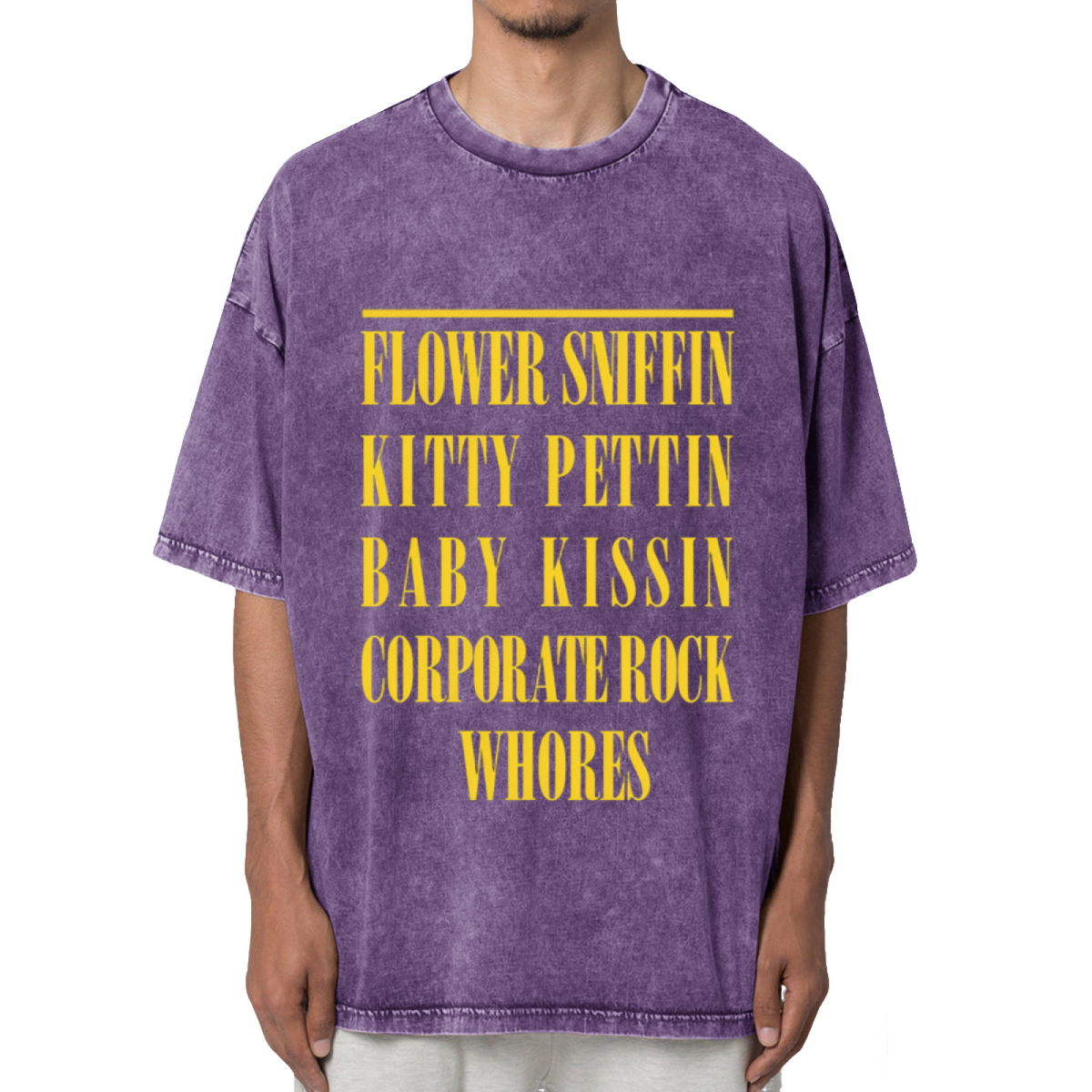 Nirvana Flower Sniffin Washed Graphic Tee