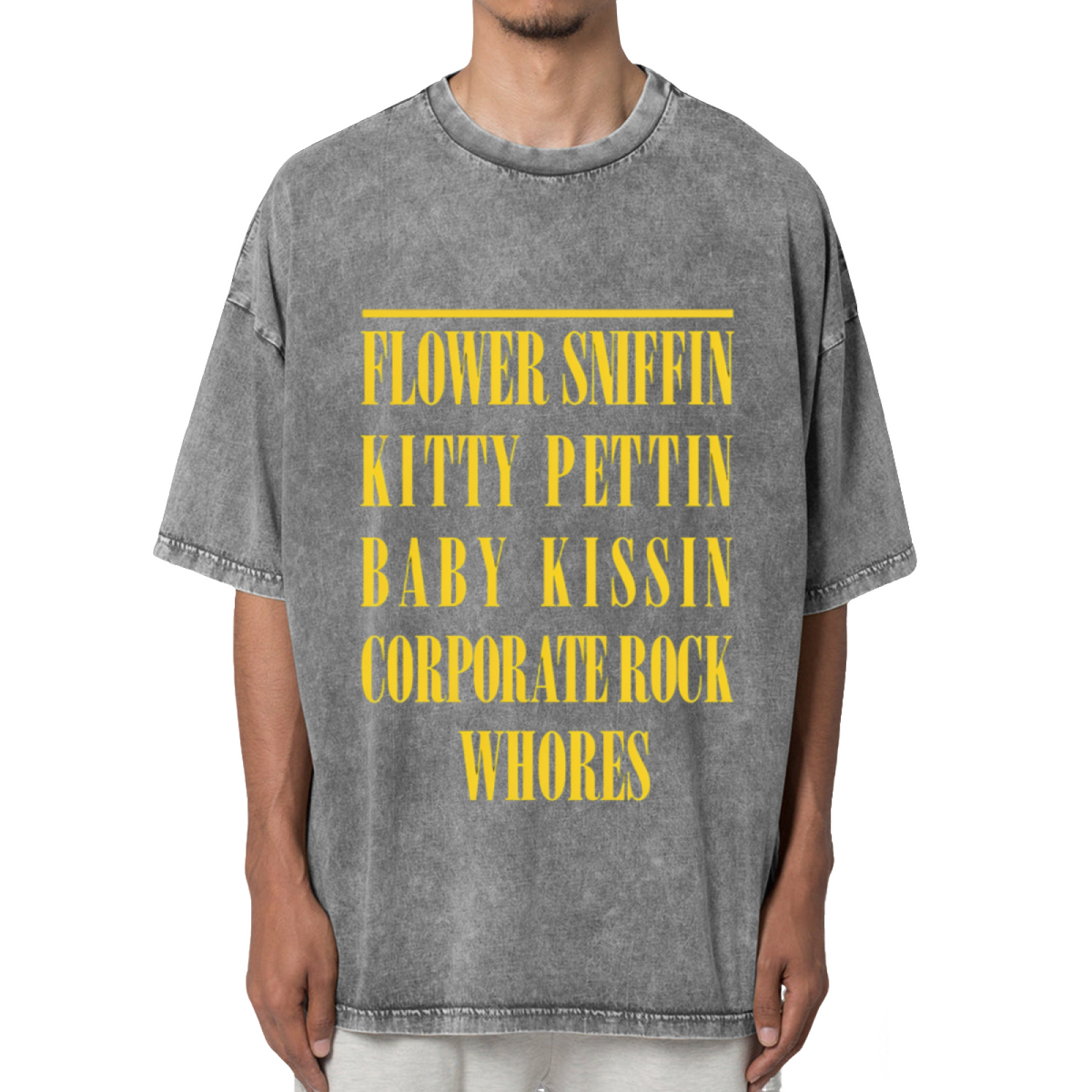 Nirvana Flower Sniffin Washed Graphic Tee