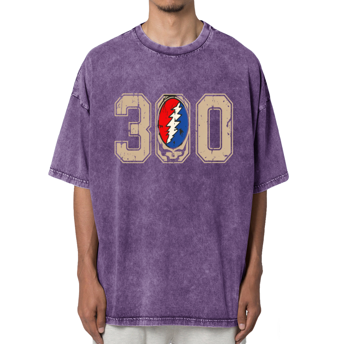Grateful Dead 300 Thank You Bobby Washed Graphic T-Shirt