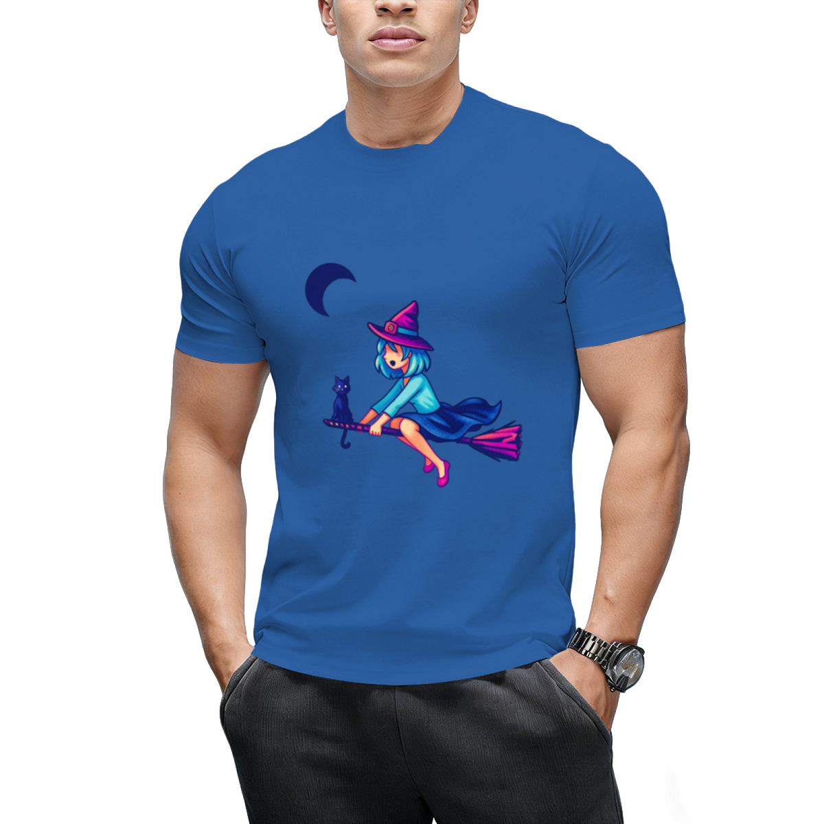 Pixel Witch's First Flight Graphic T-Shirt