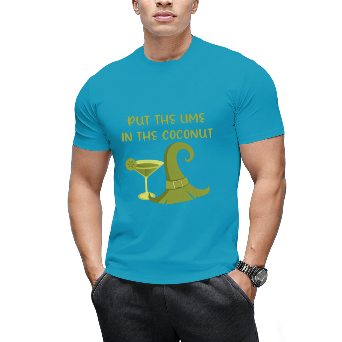 Put the Lime in the Coconut Wiccan Pagan Graphic T-Shirt