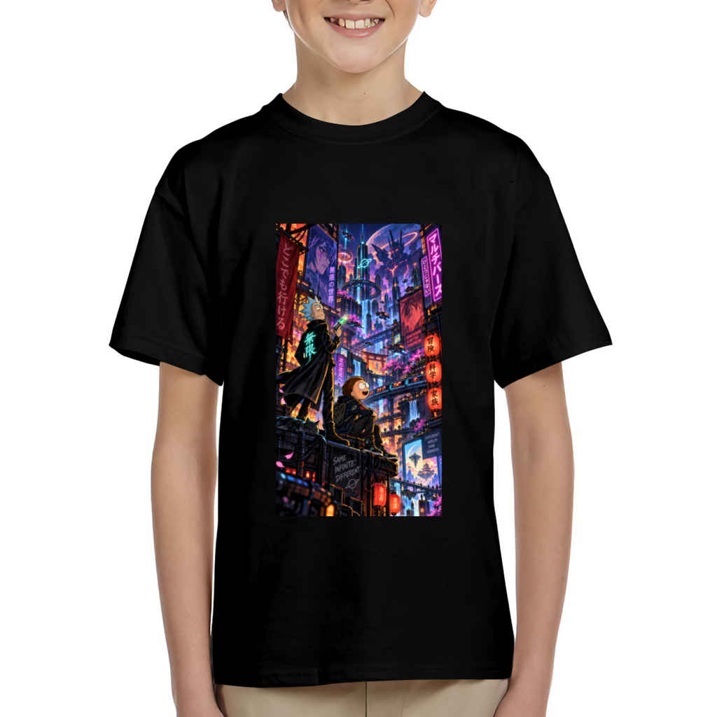 Rooftop Portal Watch Kid's T-Shirt for Streetwear
