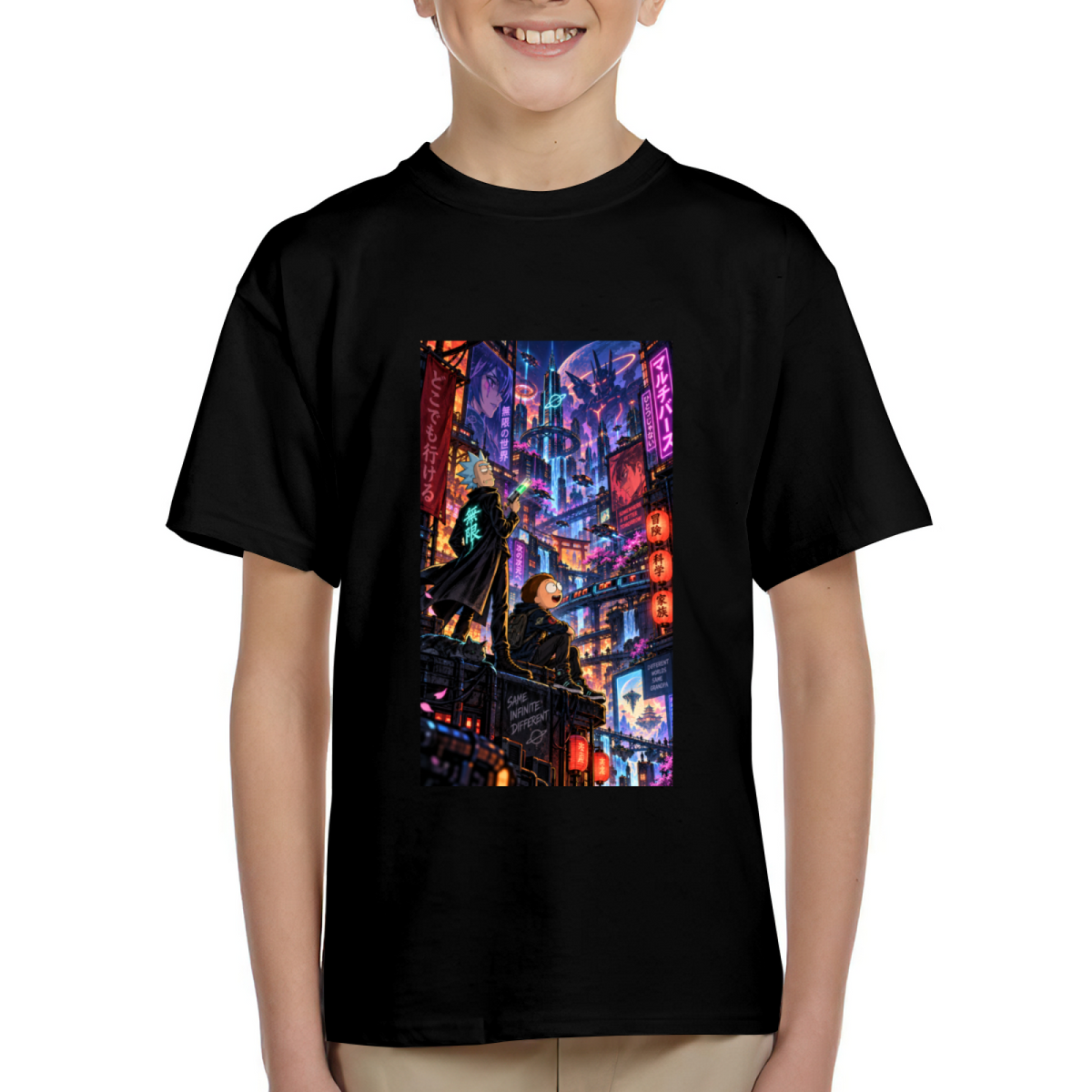 Rooftop Portal Watch Kid's T-Shirt for Streetwear