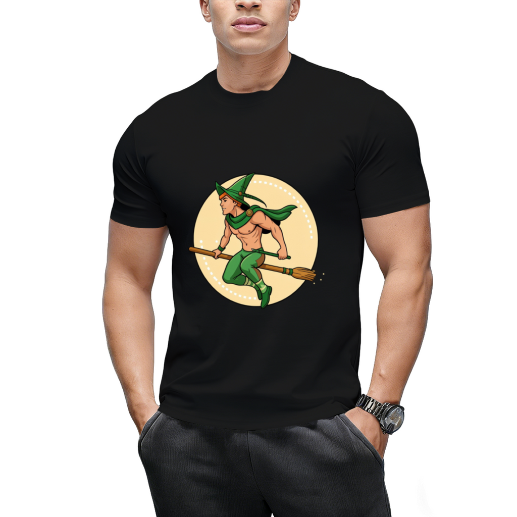 Witch Boy - Green Jade Graphic T-Shirt