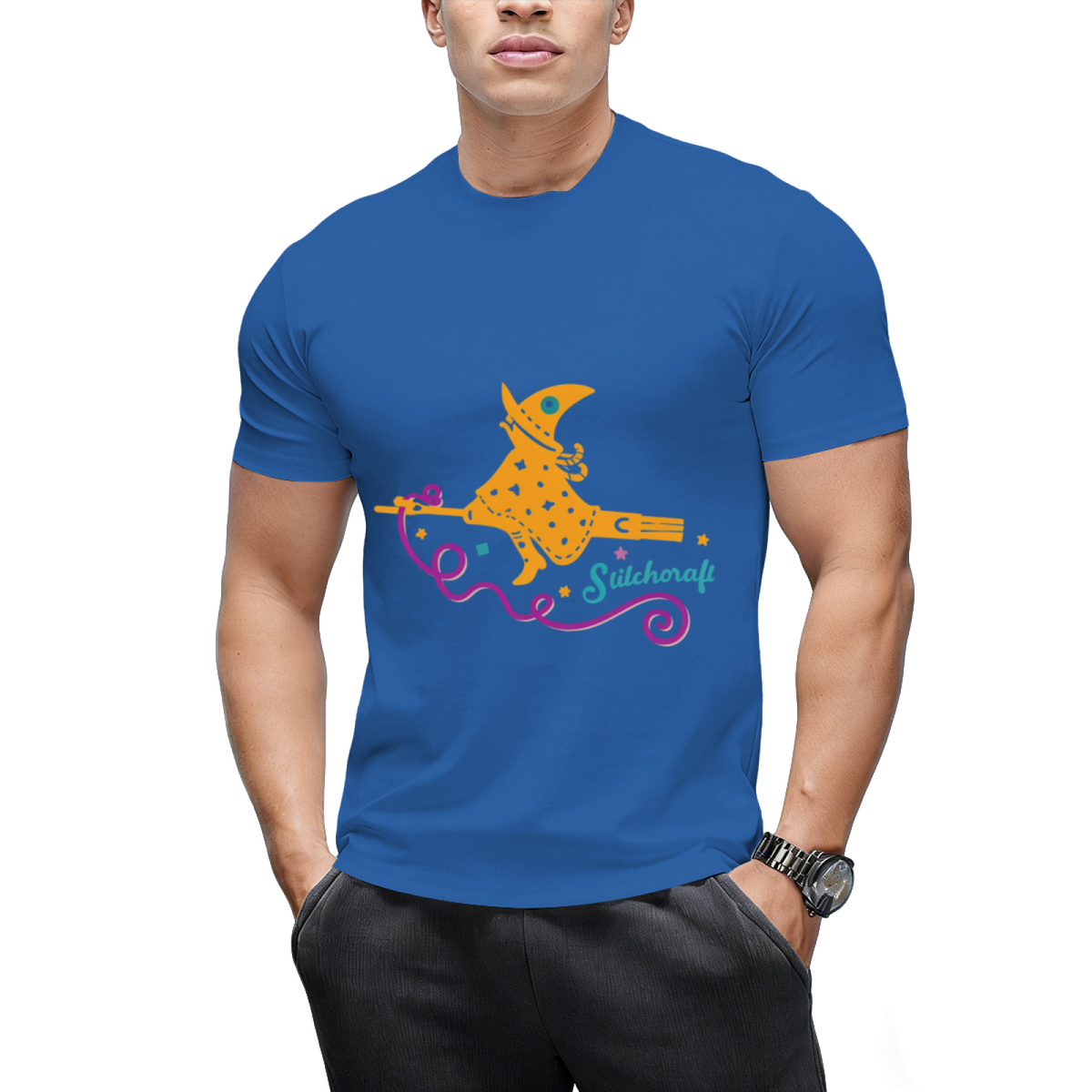 Stitchcraft Seam Ripper Witch Graphic T-Shirt