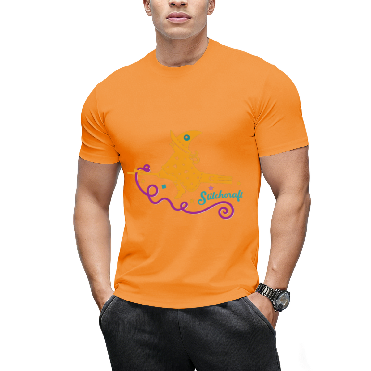 Stitchcraft Seam Ripper Witch Graphic T-Shirt