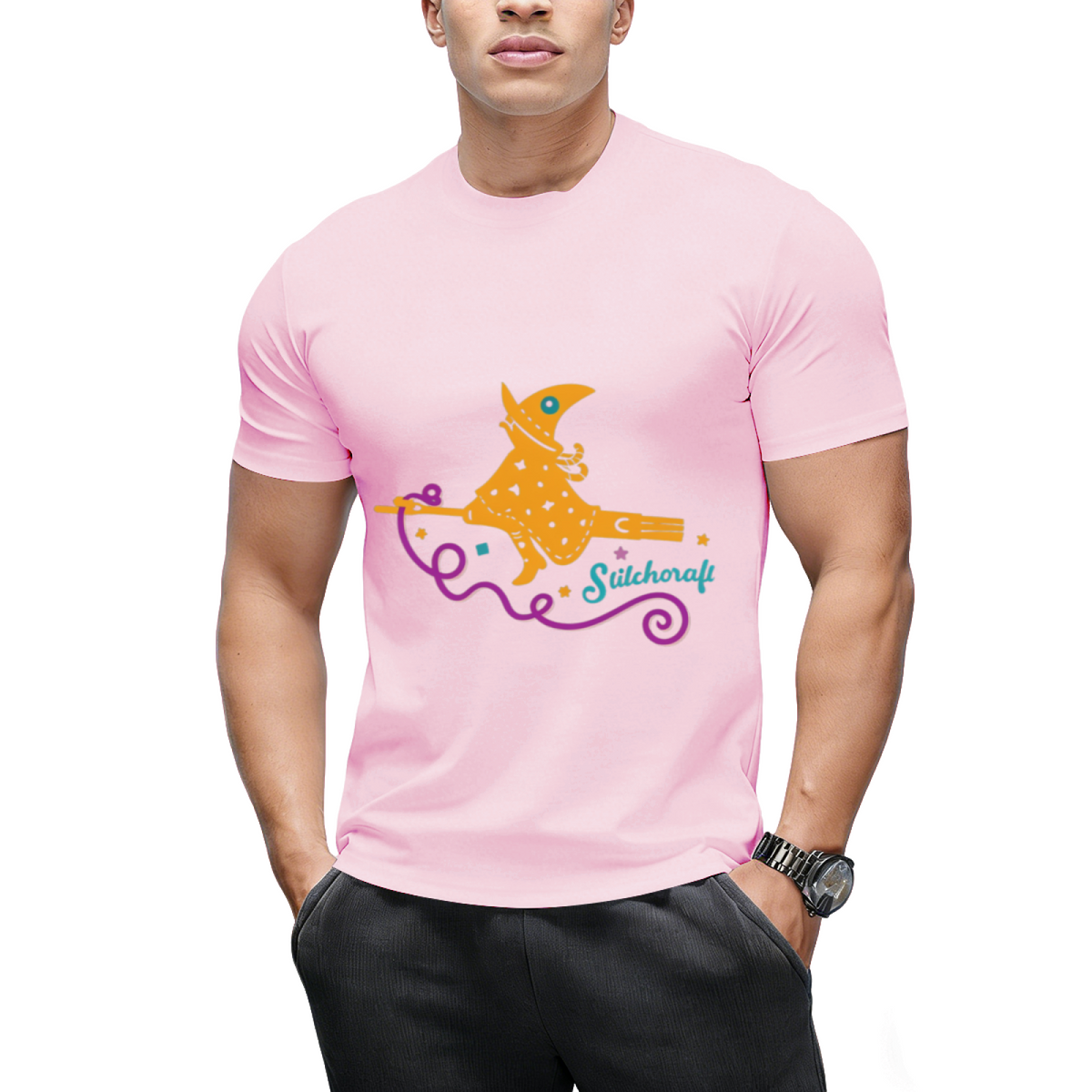 Stitchcraft Seam Ripper Witch Graphic T-Shirt