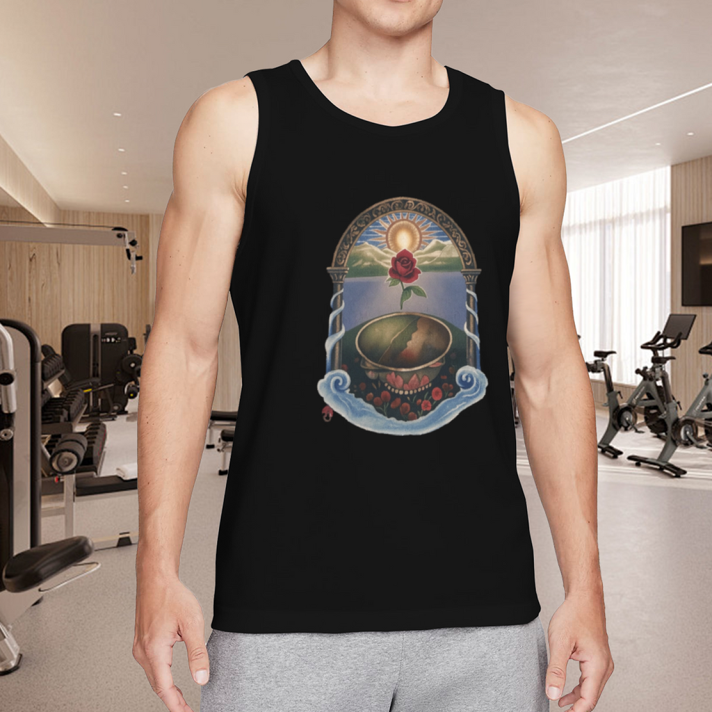 Grateful Dead Rose Garden graphic tank top product image