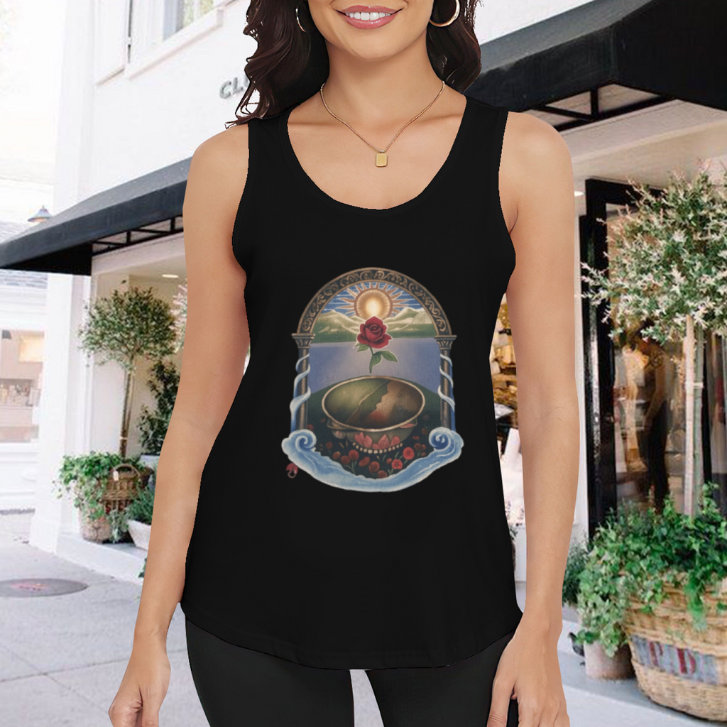 Grateful Dead Rose Garden graphic tank top product image