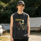 Nirvana Incesticide Album Art Washed Graphic Tank Top — product image showing the artwork referencing Nirvana’s Incesticide album design