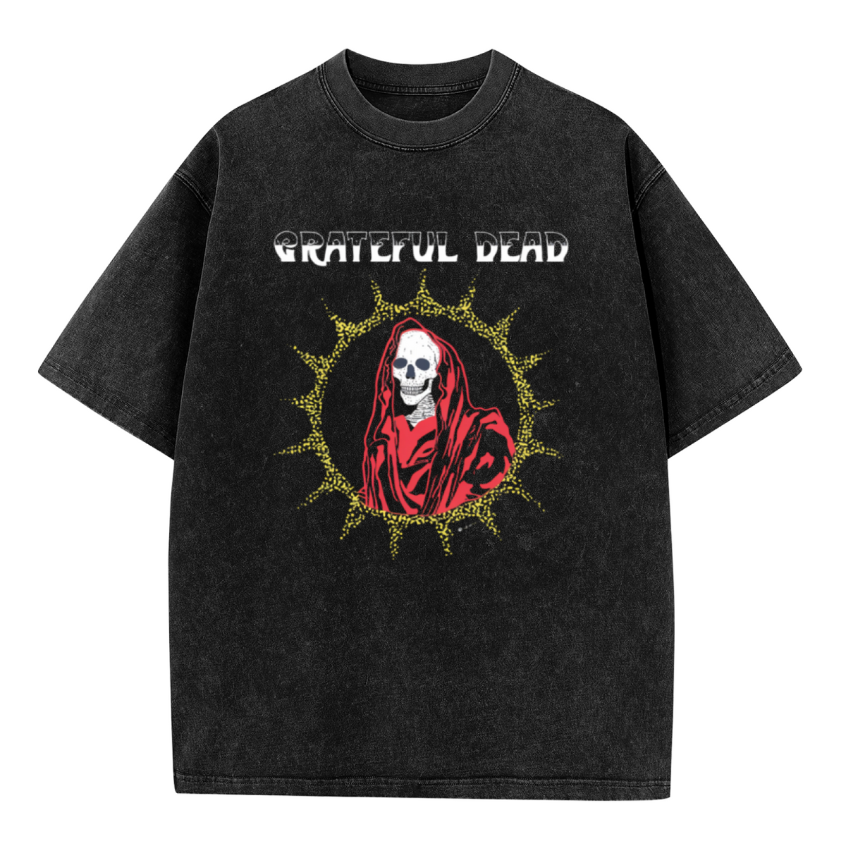 Grateful Dead Hooded Desert Skelly washed graphic T-shirt, product image
