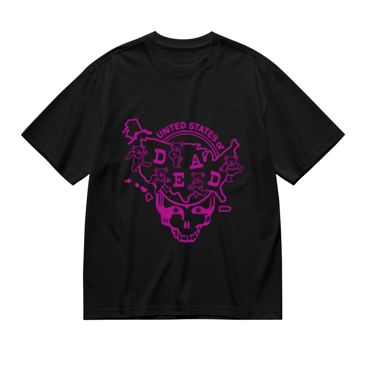 Grateful Dead Louisiana United States of Dead graphic T-shirt product image