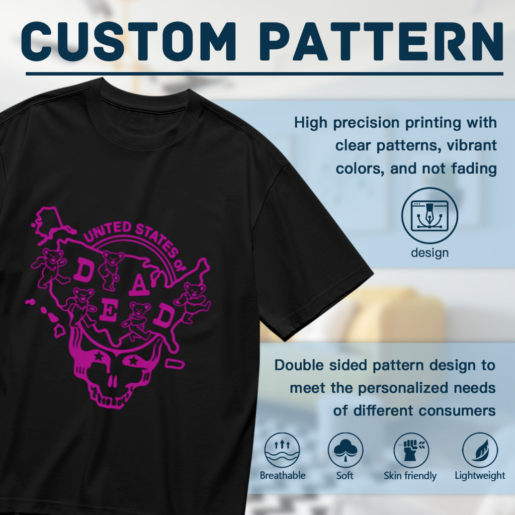 Grateful Dead Louisiana United States of Dead graphic T-shirt product image