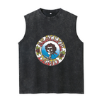 Grateful Dead washed graphic tank top with Vintage Circle Bertha graphic