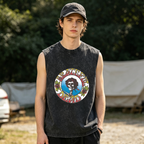Grateful Dead washed graphic tank top with Vintage Circle Bertha graphic