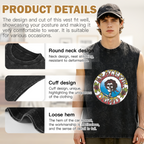 Grateful Dead washed graphic tank top with Vintage Circle Bertha graphic