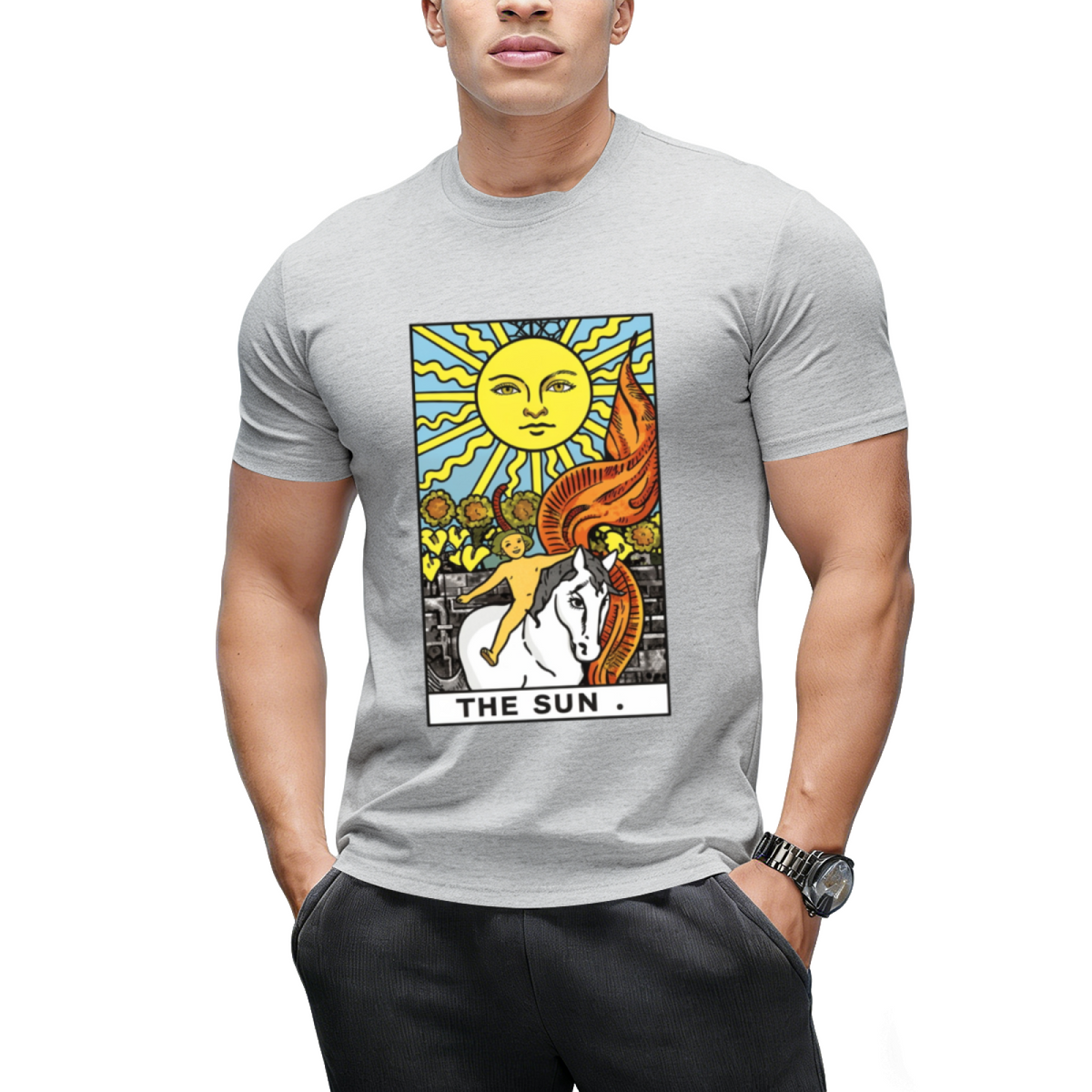 The Sun Tarot Graphic T-Shirt