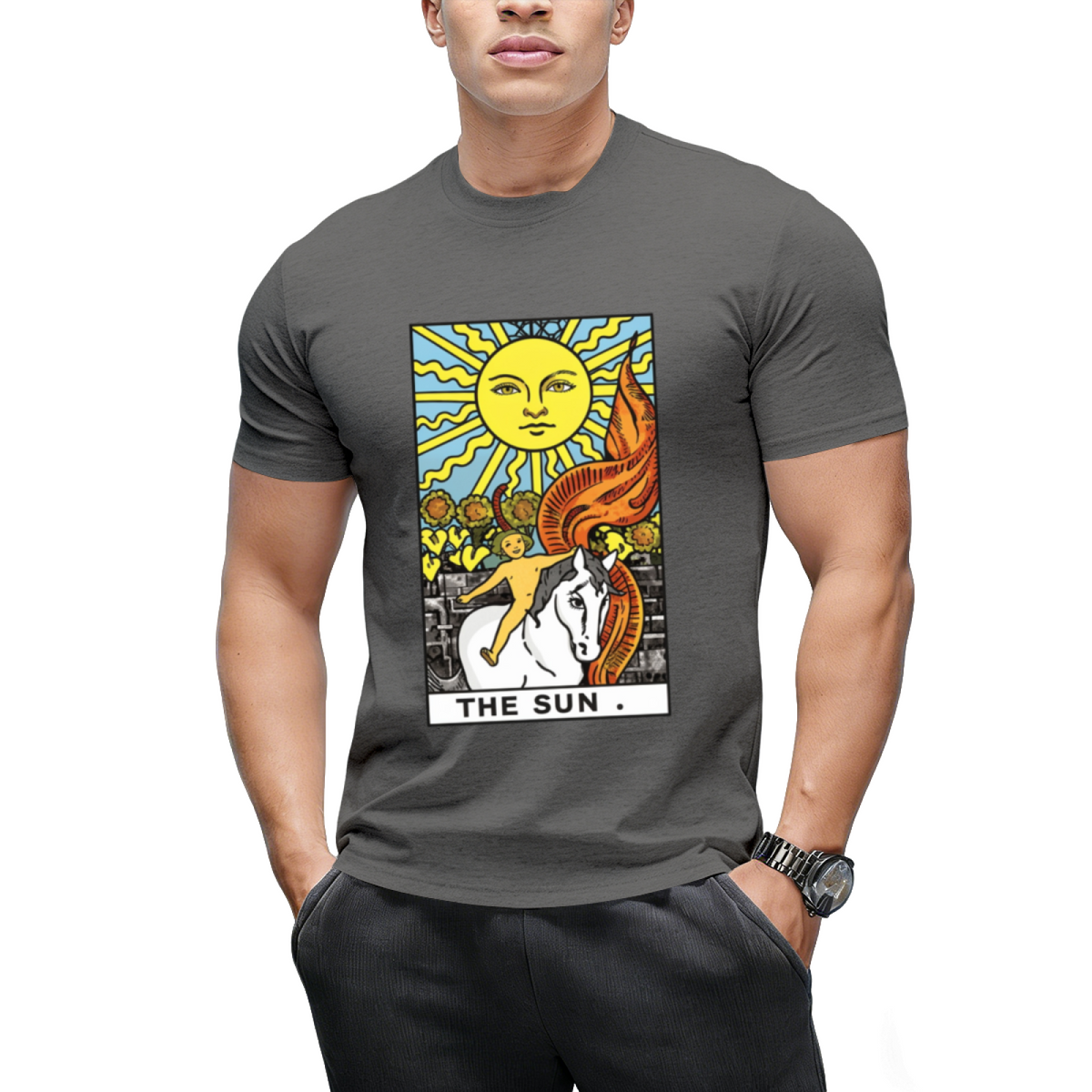 The Sun Tarot Graphic T-Shirt