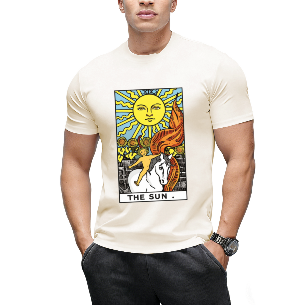 The Sun Tarot Graphic T-Shirt