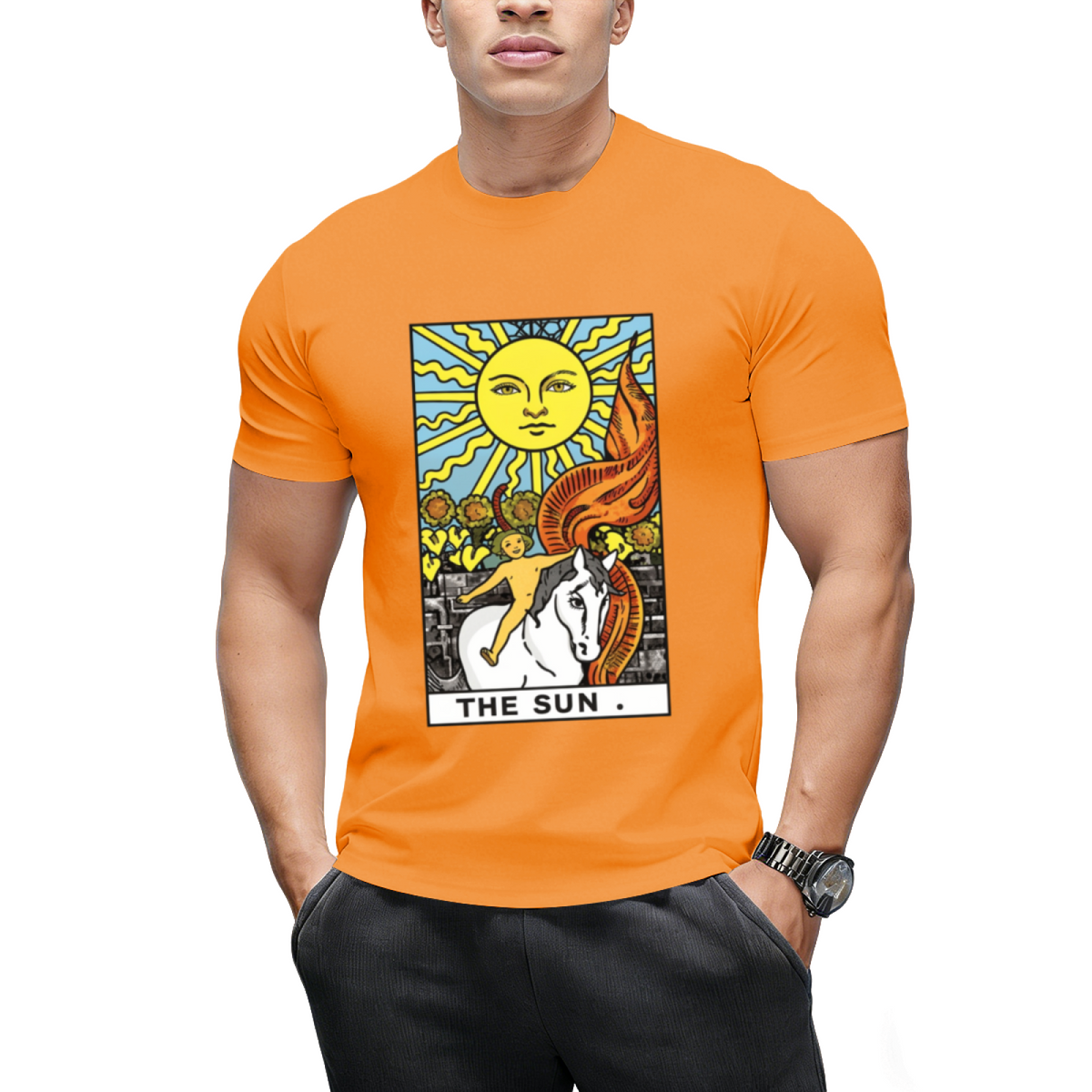 The Sun Tarot Graphic T-Shirt