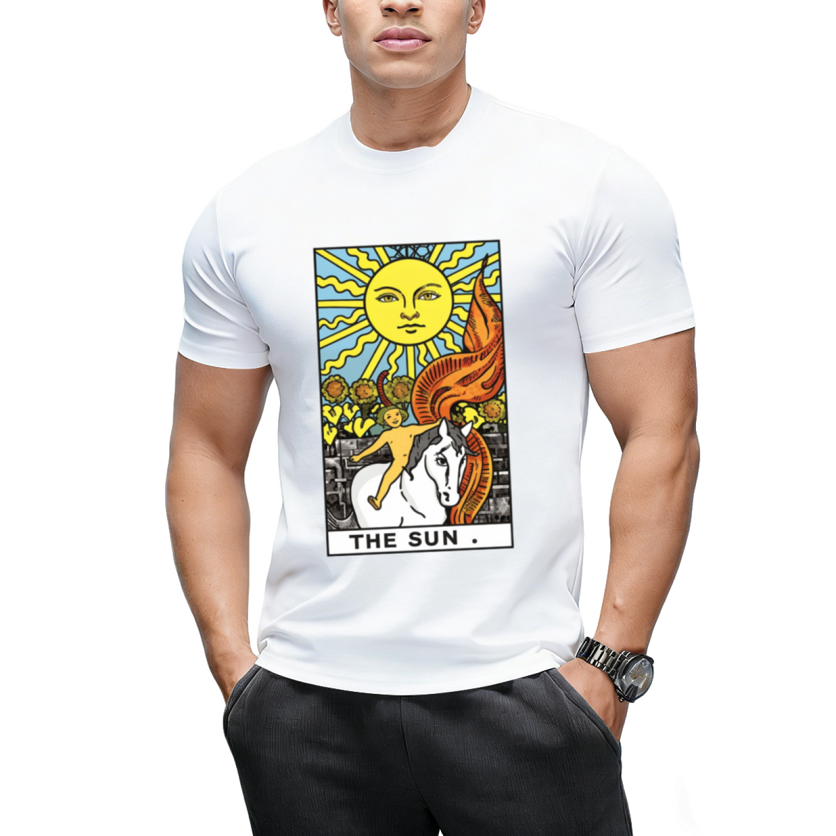 The Sun Tarot Graphic T-Shirt