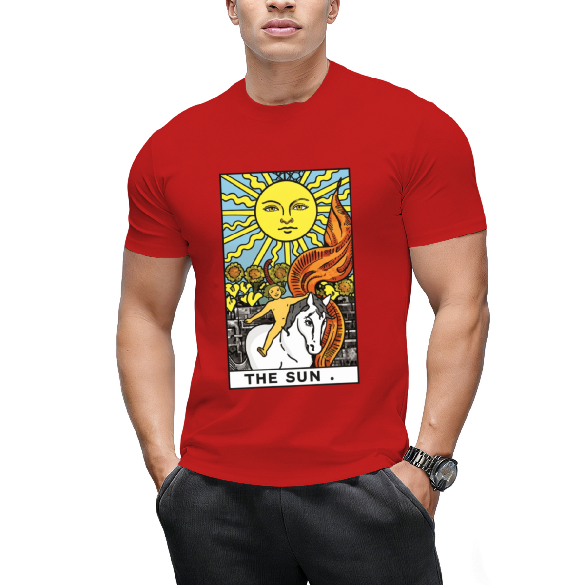 The Sun Tarot Graphic T-Shirt