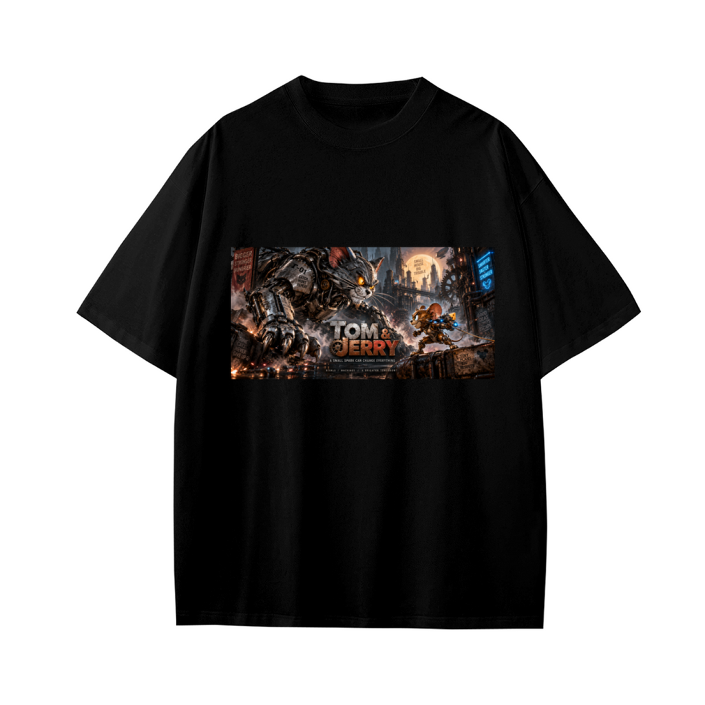 Mecha Cat Chase Kid's T-Shirt for Gaming Events
