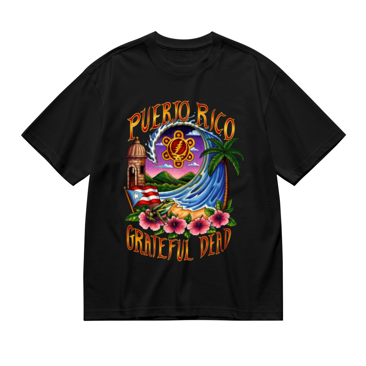 Grateful Dead Puerto Rico United States of Dead graphic T-shirt product image