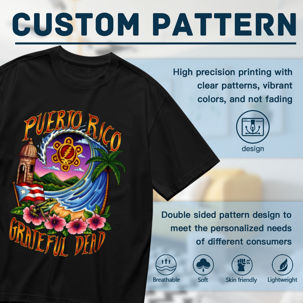 Grateful Dead Puerto Rico United States of Dead graphic T-shirt product image