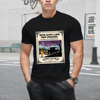 Never Accept a Ride from Strangers Horror Book Cover Graphic T-Shirt