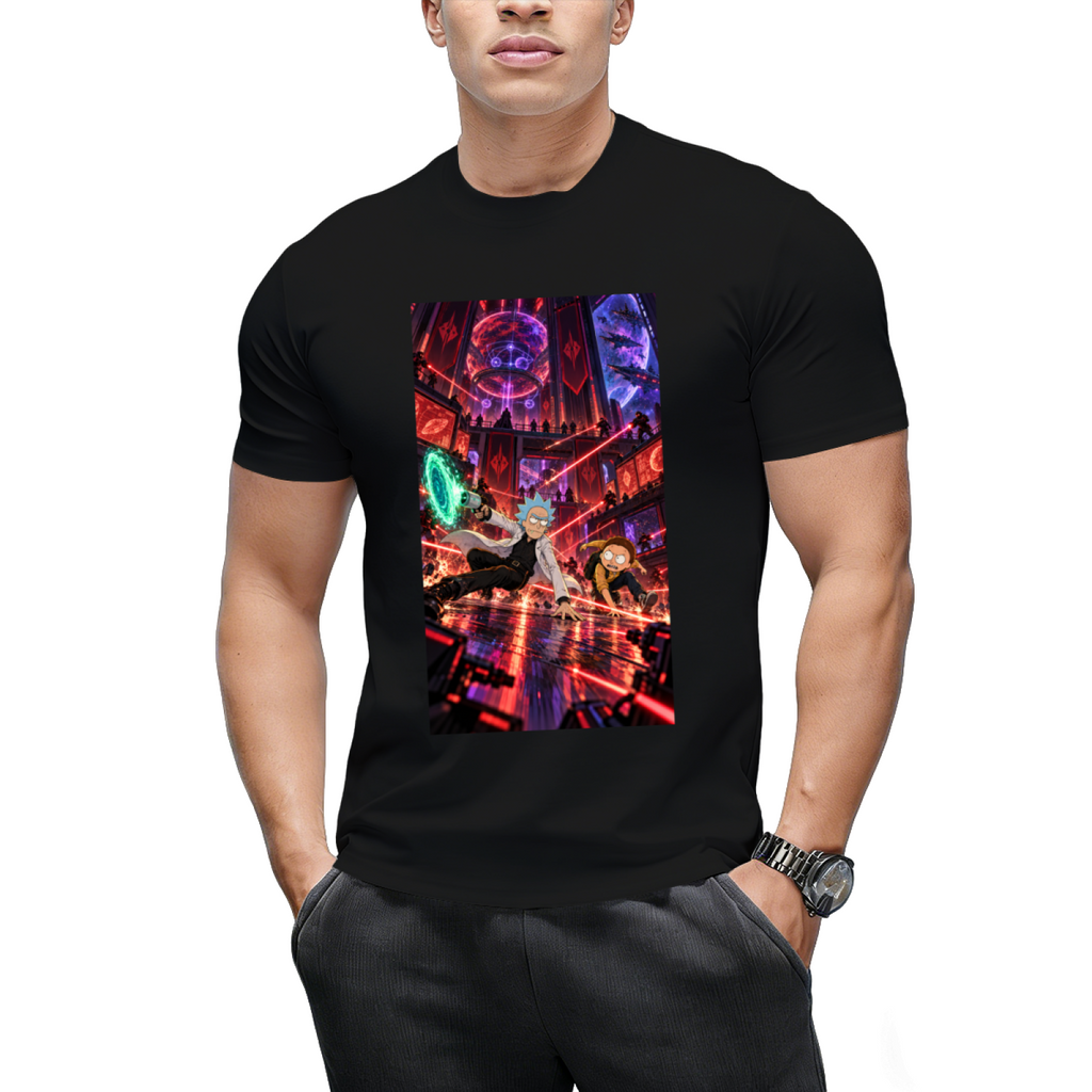 Laser Run Adventure Men's T-Shirt for Arcade Nights