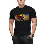 Red Cape Solar Rush Men's T-Shirt for Summer Days