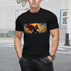 Red Cape Solar Rush Men's T-Shirt for Summer Days
