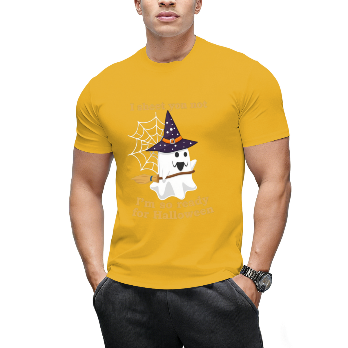 I Sheet You Not Halloween Ghost Graphic T-Shirt