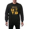 Artwork preview for Nirvana In Utero Yellow Angel Crewneck Sweatshirt