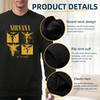 Artwork preview for Nirvana In Utero Yellow Angel Crewneck Sweatshirt