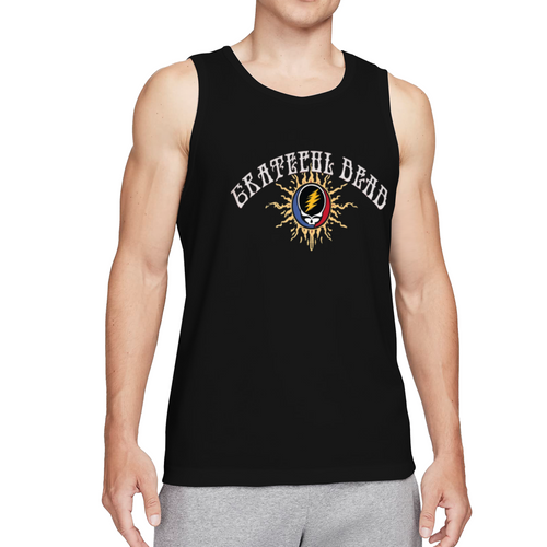 Grateful Dead Flames Steal Your Face graphic tank top product image