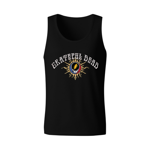 Grateful Dead Flames Steal Your Face graphic tank top product image