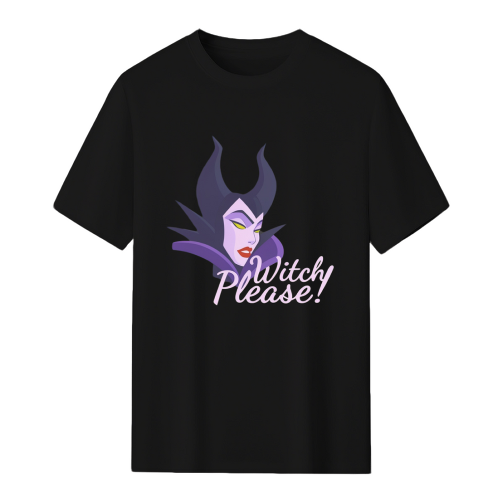 Witch Please Maleficent Halloween Graphic T-Shirt