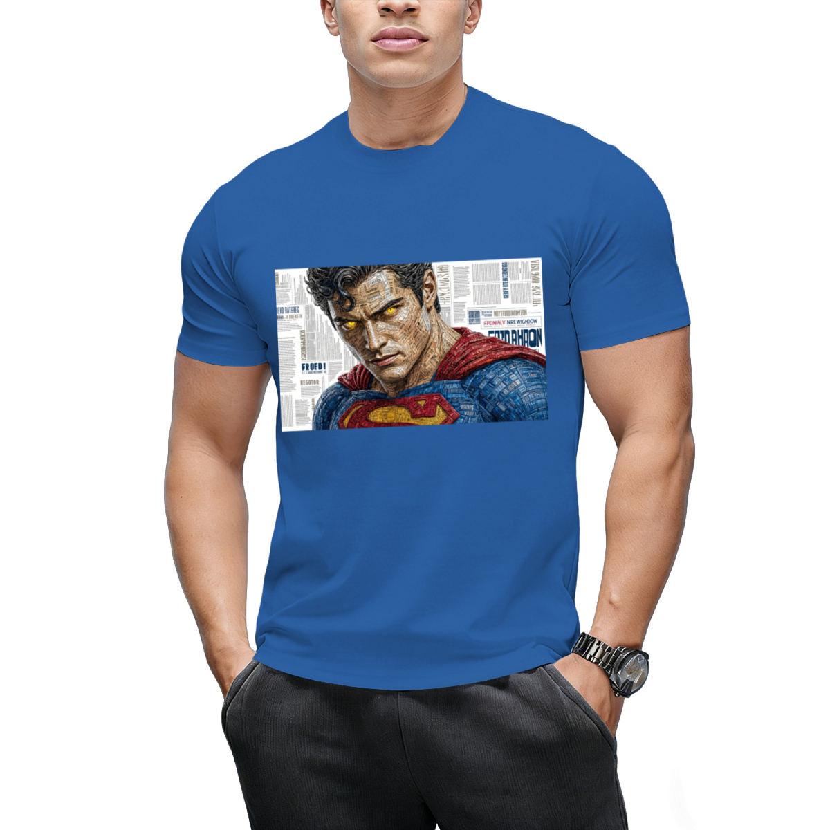 Red Cape Rush Men's T-Shirt for Summer Adventures