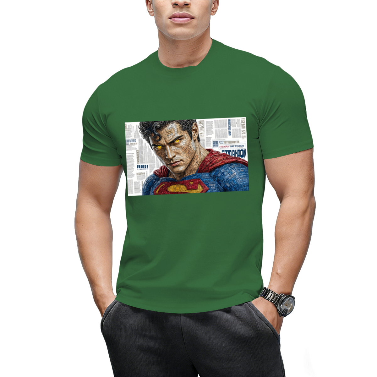 Red Cape Rush Men's T-Shirt for Summer Adventures