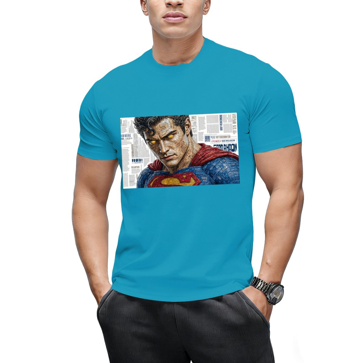 Red Cape Rush Men's T-Shirt for Summer Adventures