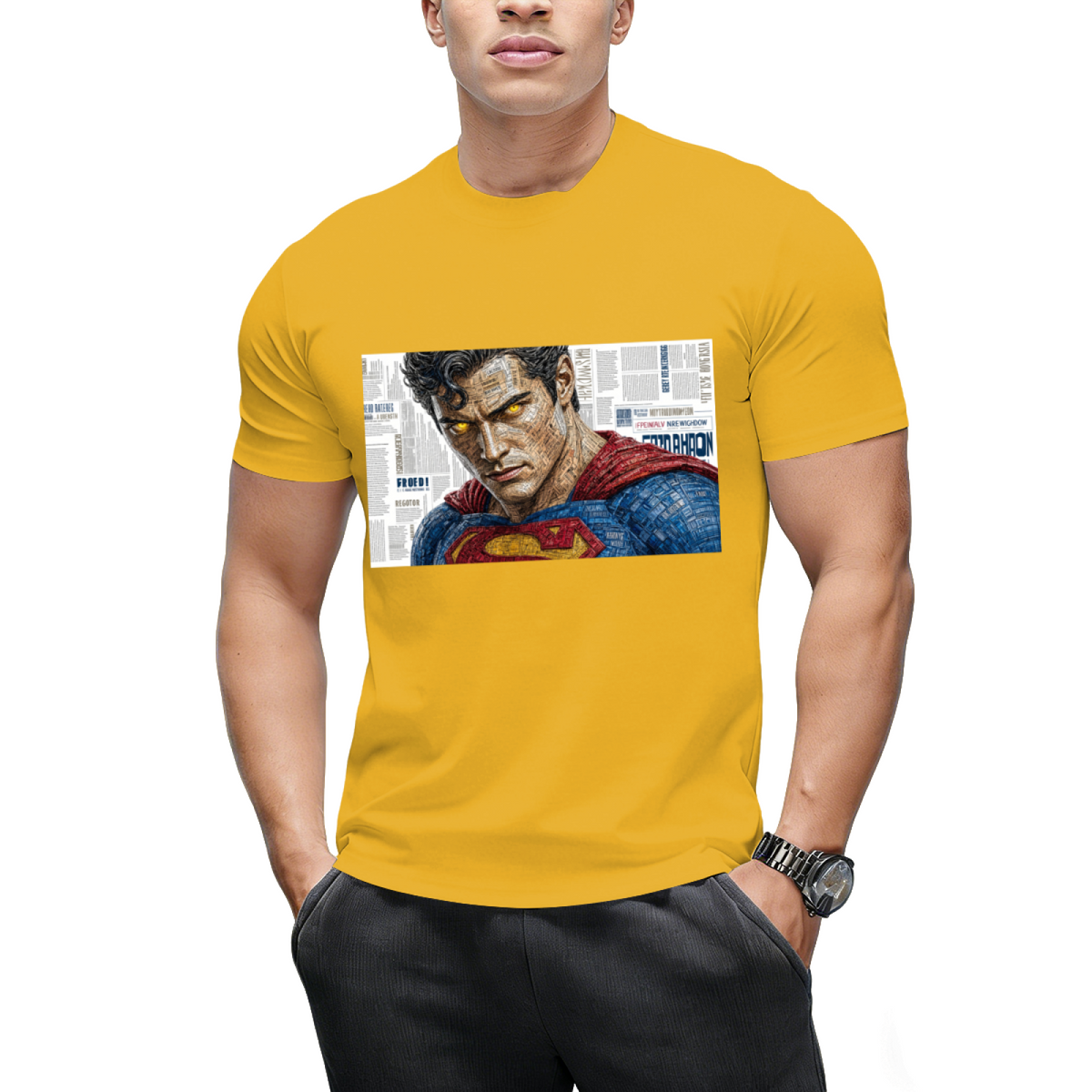 Red Cape Rush Men's T-Shirt for Summer Adventures