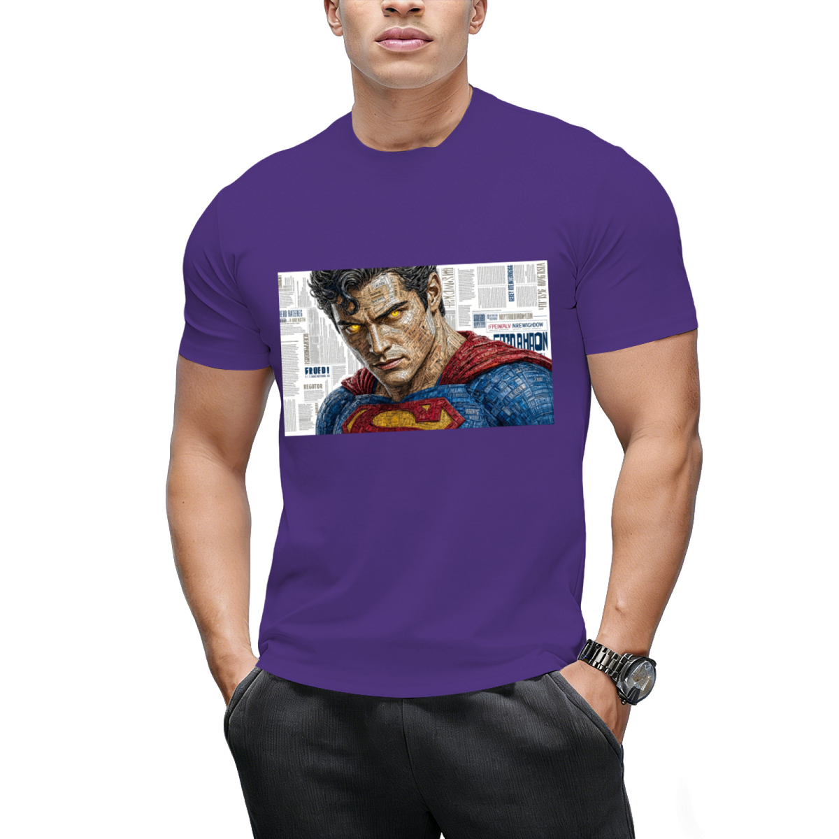 Red Cape Rush Men's T-Shirt for Summer Adventures