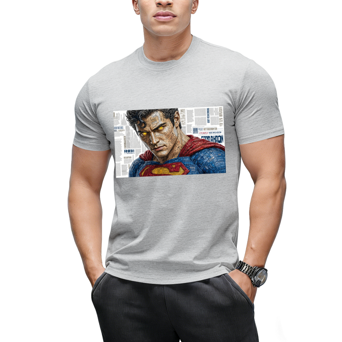 Red Cape Rush Men's T-Shirt for Summer Adventures