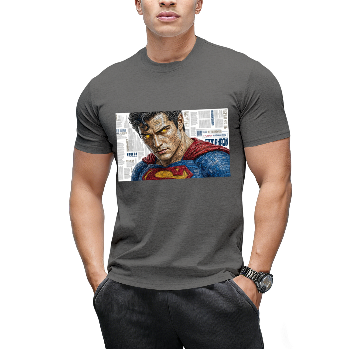Red Cape Rush Men's T-Shirt for Summer Adventures