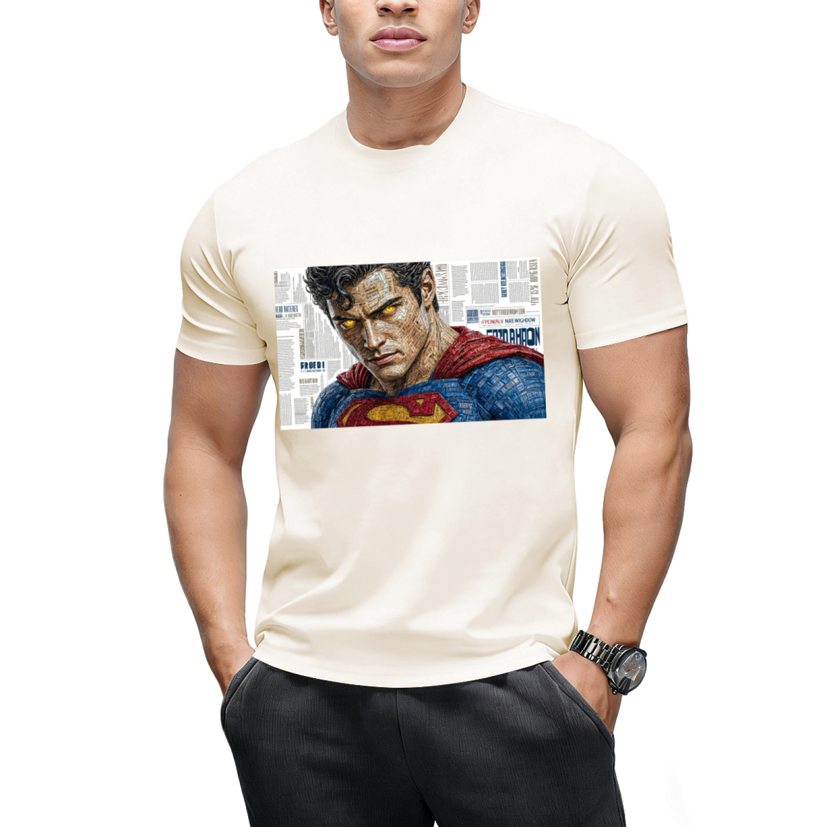 Red Cape Rush Men's T-Shirt for Summer Adventures